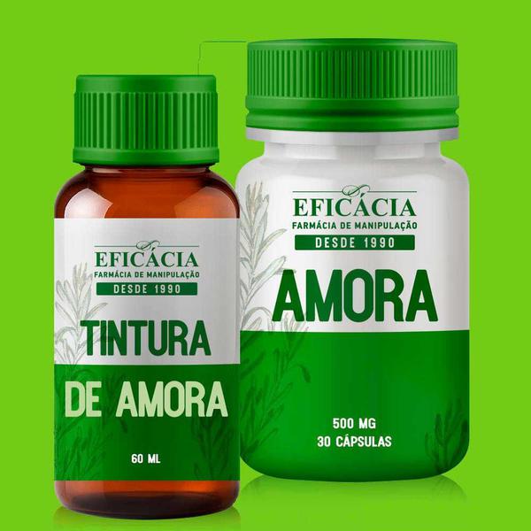 Kit Amora - Cápsulas + Tintura - Farmácia Eficácia