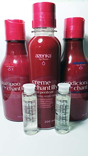 Kit 2 Ampola 1 Shampoo 1 Condicionador e 1 Creme de Pentear de Chantilly