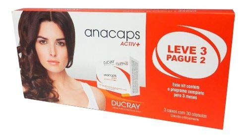 Kit Anacaps Activ+ Ducray - Suplemento Antiqueda Capilar Kit