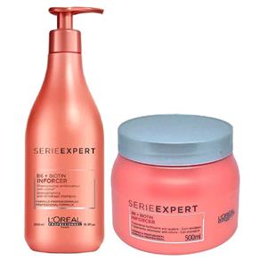 Kit Anti-Quebra L`Oréal Professionnel Inforcer Shampoo + Máscara - 500 G