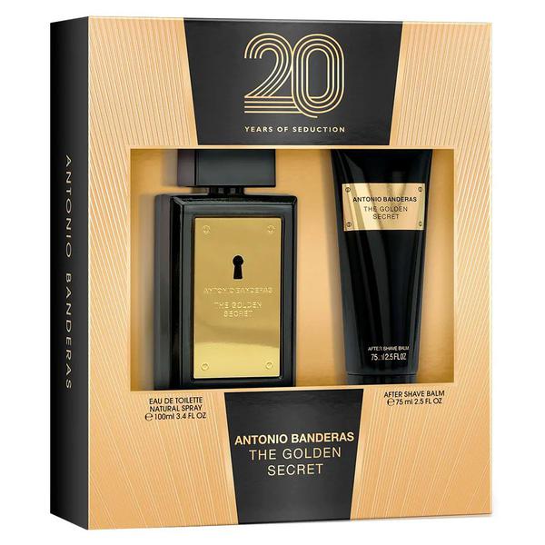 Kit Antonio Banderas The Golden Secret - Perfume EDT - 100ml + Pós Barba 75ml