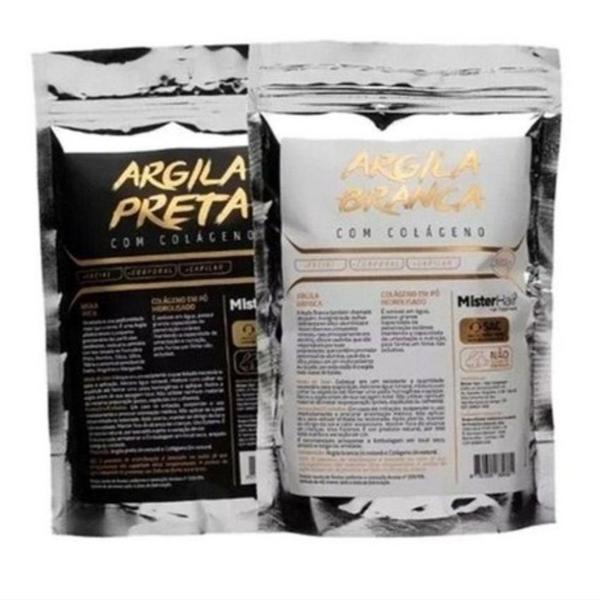 Kit Argila Preta + Argila Branca Mister Hair