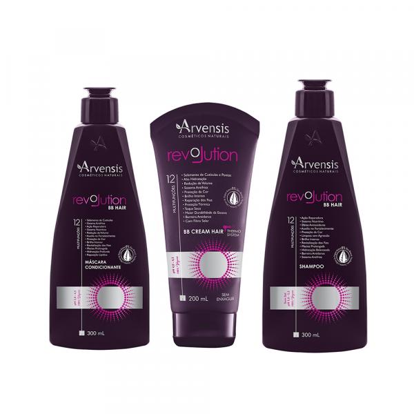 Kit Arvensis BB Hair Shampoo + Máscara 300ml + Leave-In - 200ml