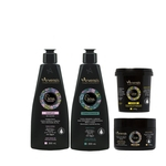 Kit Arvensis Cachos Naturais Shampoo + Condicionador 300ml + Máscara 2x1 450g + Geleia Ativadora 250g
