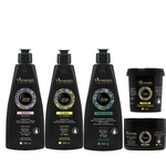 Kit Arvensis Cachos Naturais Shampoo + Condicionador + Co Wash 300ml + Máscara 2x1 450g + Geleia Ativadora 250g