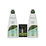 Kit Arvensis Purificante Shampoo + Condicionador 300ml + Máscara Unidose 30g