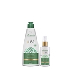 Kit Arvensis Tec Liss Shampoo 300ml + Protetor Térmico - 120ml