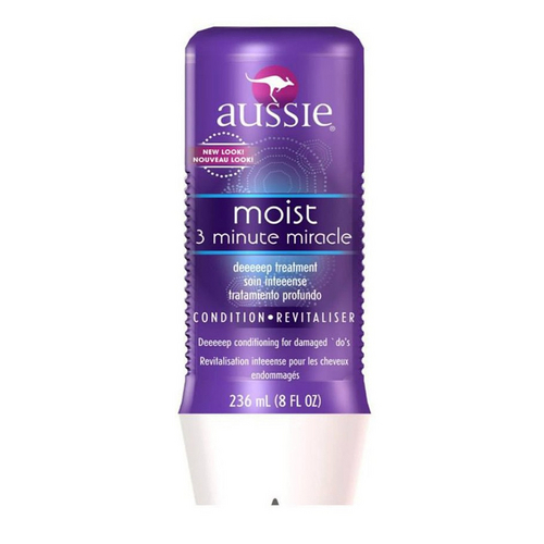 Kit Aussie Mascara 3 Minutos Shampoo Condicionador Moist