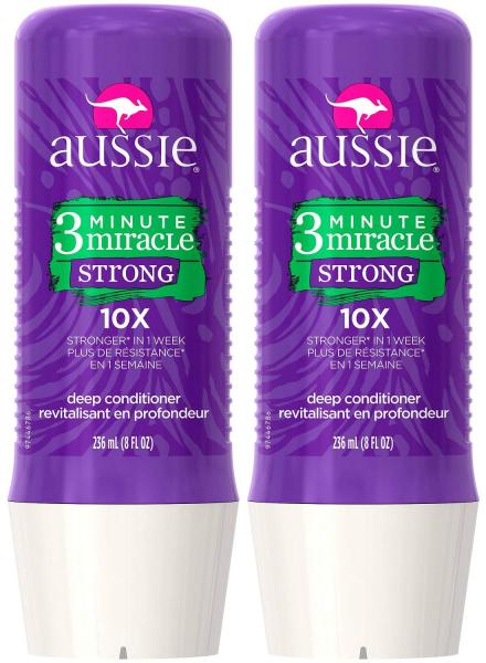 Kit Aussie 3 Minute Miracle Strong 236ML 2 Unidade
