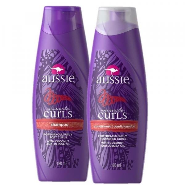 Kit Aussie Miracle Curls Shampoo + Condicionador 180ml