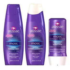 Kit Aussie Moist - Shampoo + Condicionador + Máscara - 2x400ml+236ml