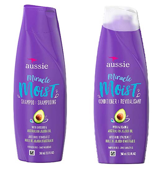 Kit Aussie Moist Shampoo e Condicionador 400ml