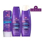 Kit Aussie - Shampoo 400ml +Condicionador 400ml+ 3 Minute Miracle 236ml