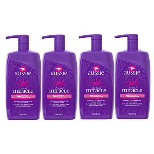 Kit Aussie Total Miracle Collection 7N1 Shampoo 4 Unidade