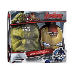 Kit Avengers - Shampoo Hulk + Condicionador Homem de Ferro - 250ml