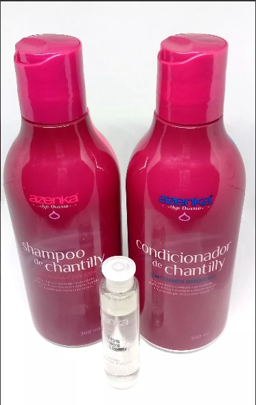 Kit Azenka Shampoo Condicionador e Ampola de Chantilly