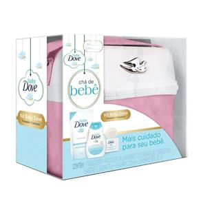 Kit Baby Dove Frasqueira Rosa + 3 Produtos