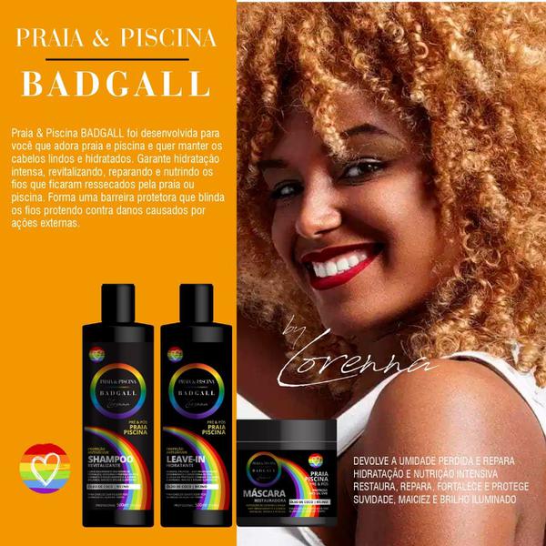 Kit Badgall Praia & Piscina - Elleve Cosmeticos