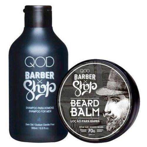 Kit - Balm e Shampoo - QOD Barber Shop
