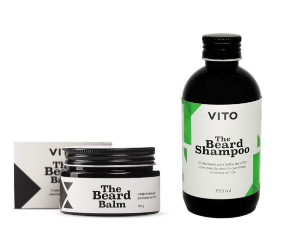 Kit - Balm para Barba e Shampoo para Barba - Vito