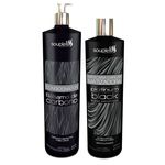 Kit Balsamo de Carbono + Matizador Platinum Black Souple Liss