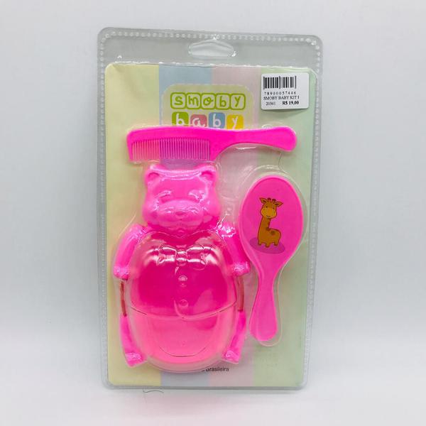 Kit Banho Cachorro Rosa - Smoby Baby Ref 2200