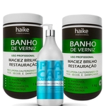 Kit Banho De Verniz Haike Hidratação 2kg e Bioplastia 500ml