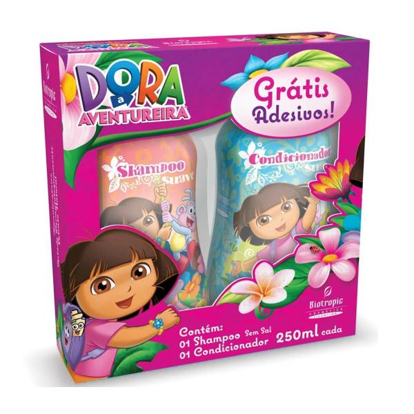 Kit Banho Infantil Shampoo + Condicionador Dora Biotropic