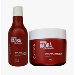 Kit Baobá Shampoo e Máscara para cabelos cacheados, crespos e secos + Hidratação e Maciez Cattion