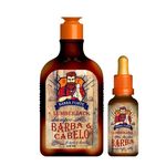 Kit Barba Forte Lumberjack Shampoo para Barba e Cabelo + Óleo para Barba