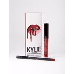 Kit Batom e Lápis Kylie Jenner Lipsticks Matte Boujee
