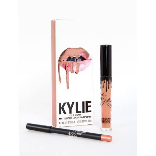 Kit Batom e Lápis Kylie Jenner Lipsticks Matte Exposed