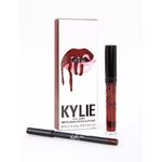 Kit Batom e Lápis Kylie Jenner Lipsticks Matte Leo