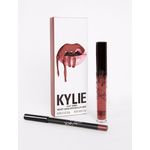 Kit Batom e Lápis Kylie Jenner Lipsticks Matte Poison Berry