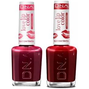 Kit Batom Tinta Love Red Love Lip Color + Love Cherry Love Lip Color - Vermelho