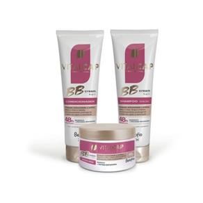 Kit BB Cream Shampoo, Condicionador e Máscara ViTALCAP - Kit