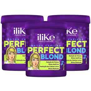 Kit 3 Btx Matizador ILike Perfect Blond - 1kg