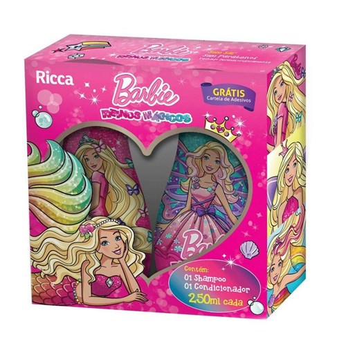Kit Belliz Barbie Reinos Magicos Sh+Cond 250Ml Cada