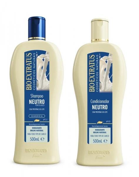 Kit Bio Extratus Neutro Leite Shampoo + Condicionador 500ml