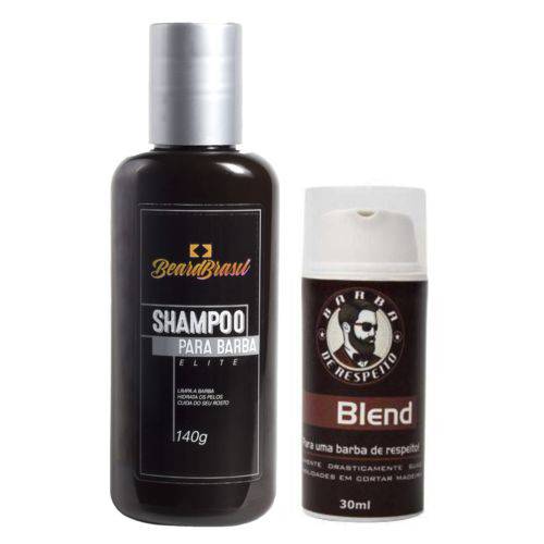 Kit Blend Barba de Respeito e Shampoo Beard Brasil