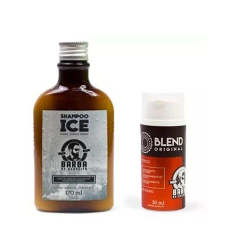 Kit - Blend Barba De Respeito + Shampoo Ice 170ml