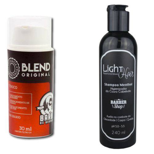 Kit Blend Original Barba de Respeito + Shampoo Mentol 240ml
