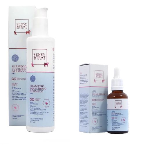 Kit Blend Repair Sensy & Trat + Shampoo Equilíbrio Dérmico Sensy & Trat - Centagro