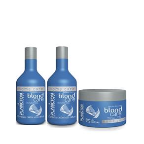 Kit Blond Care Plancton Professional Máscara 300g, Shampoo e Condicionador 300ml