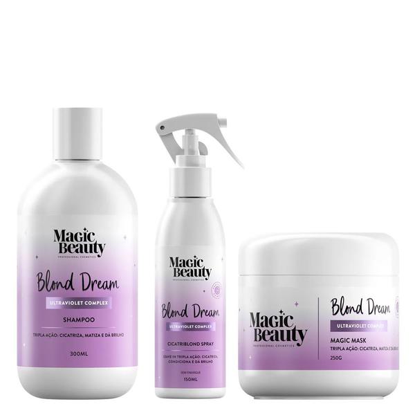 Kit Blond Dream Magic Beauty - Shampoo + Máscara + Leave-in