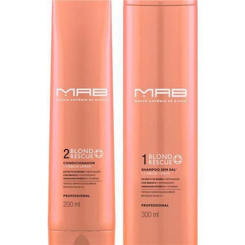 Kit Blond Recue Shampoo 300ml + Condicionador 200ml - Mab