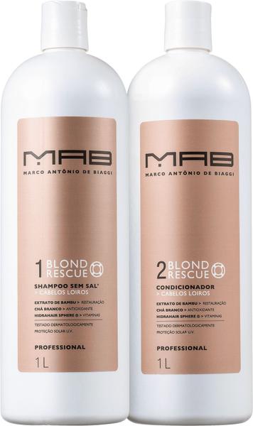 Kit Blond Recue Shampoo 1l + Condicionador 1l - Mab