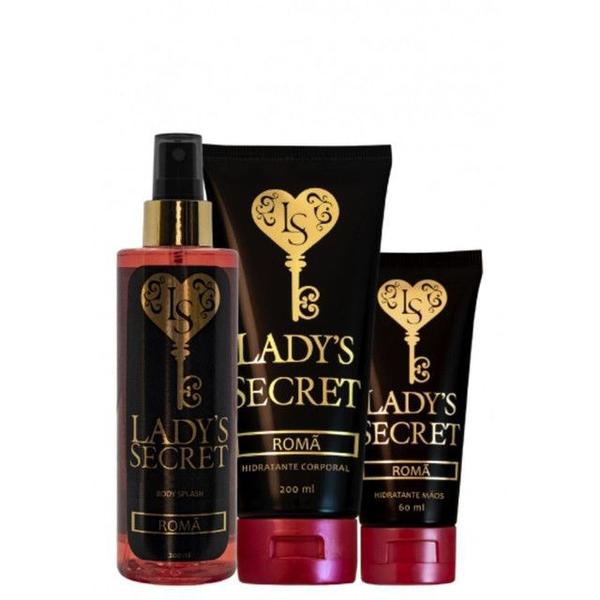 Kit Body Splash + Hidratante Corporal + Hidratante para Mãos Lady's Secret Rom - Lady S Secret