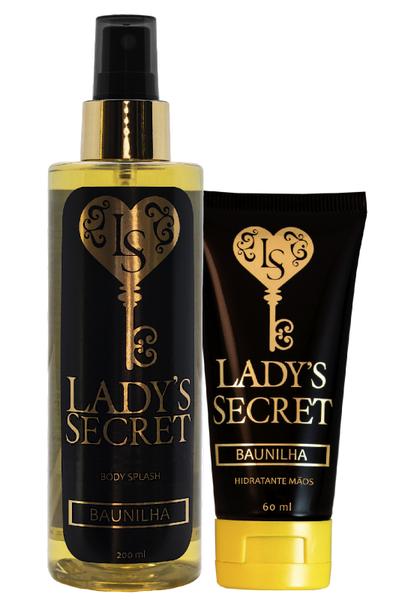 Kit Body Splash + Hidratante para Mãos Ladys Secret Baunilha