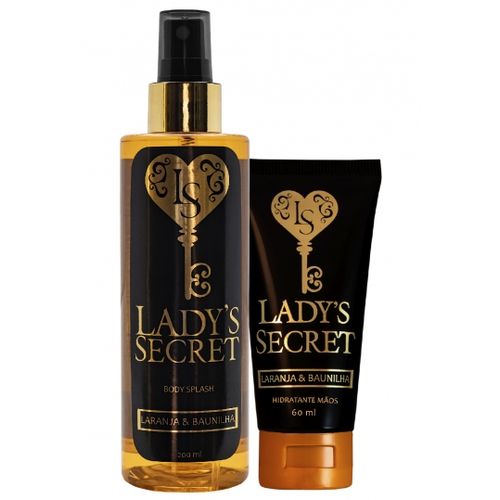 Kit Body Splash + Hidratante para Mãos Lady's Secret Laranja & Baunilha